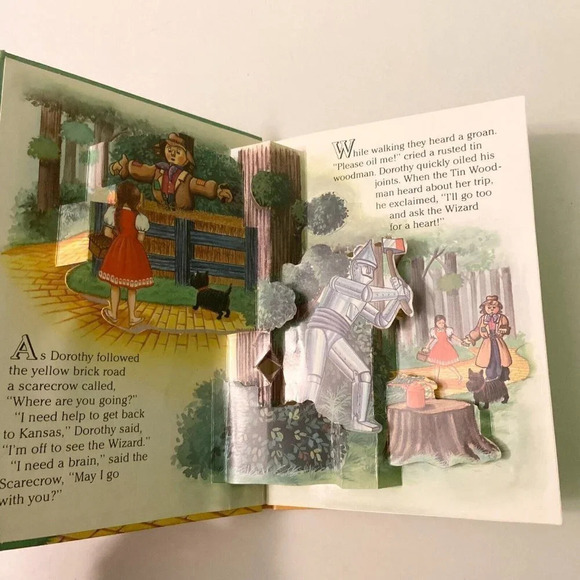 Vintage 1991 Wizard of Oz Childrens Pop Up Book  The Yellow Brick Road - Picture 8 of 16